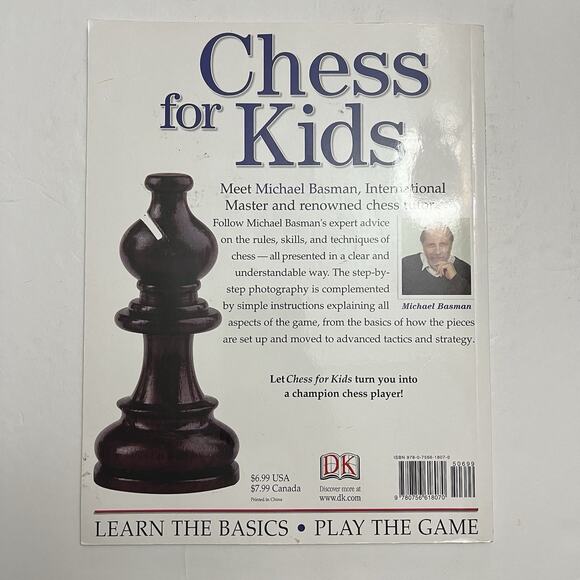 DK Chess For Kids By Michael Basman International Master Paperback - Picture 7 of 8